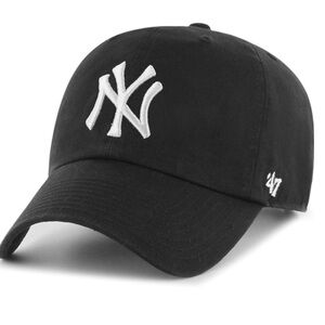 Black NY Logo Baseball Cap